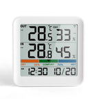 LCD Thermometer Hygrometer Sensor Gauge Indoor Room Digital Temperature Humidity Meter Weather Station For Home