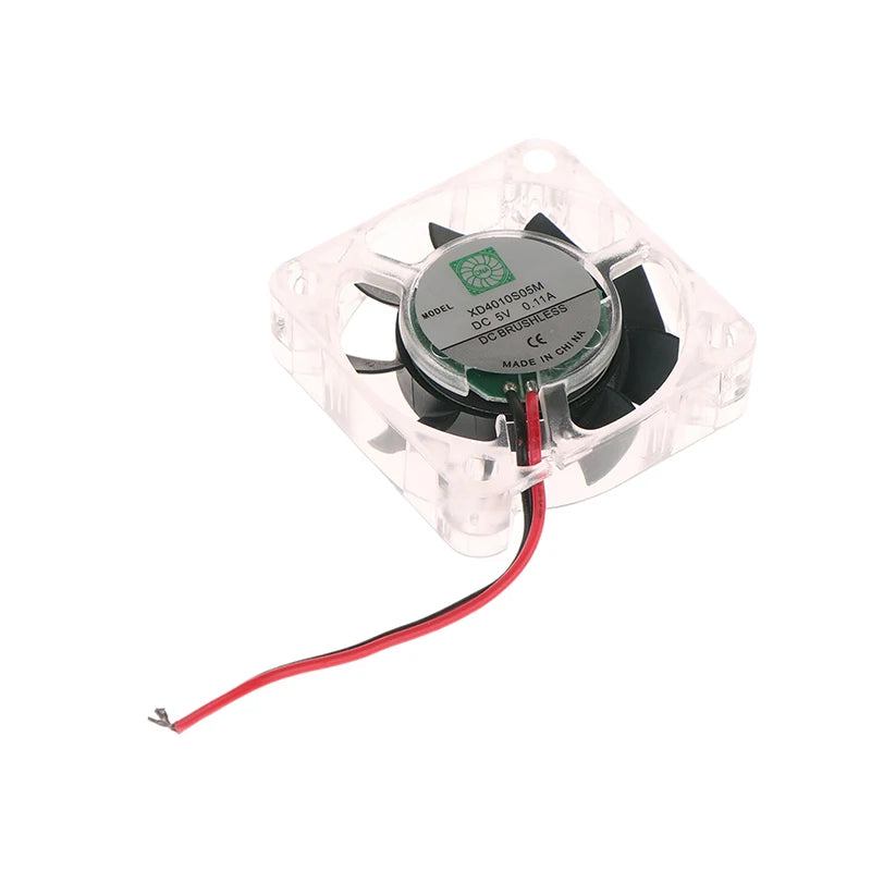 40x40x10MM 4010 DC 5V 0.11A Brushless Fans With Blue LED Light For Heatsink Cooler Cooling Radiator For 3d Printer Parts Fan