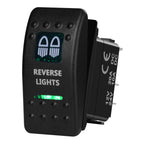 12V/24V Marine Rocker Switch Green LED SPST ON-OFF & DPDT ON-OFF-ON Momentary Toggle for 4x4 Off-Road RZR ATV ARB Carling Style