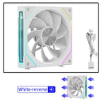 Coolcirc 120mm Modular Wireless Splicing 12CM PC Case Cooling Fan ARGB Infinite Mirror For Computer 120 240 360 Water Cooler