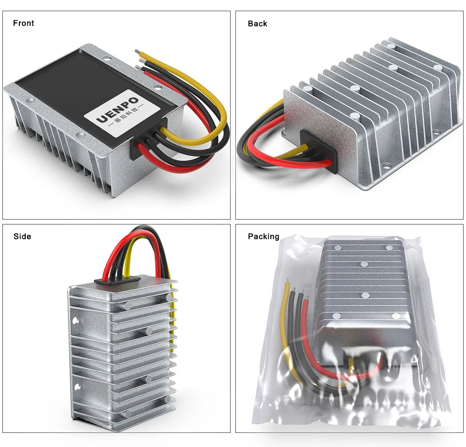 24V to 12V DC Power Converter 36V/48V to 12V Step-Down Module 60V/72V to 12V On-Board Step-Down Converter 15V-90V Inverter