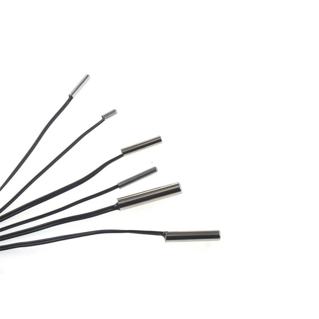 5pcs NTC thermistor 10K 3950, wire length 20cm, 3*8MM, 3*15MM, 3*20MM, 4*20MM, 5*25MM, 6x30mm, negative temperature sensor