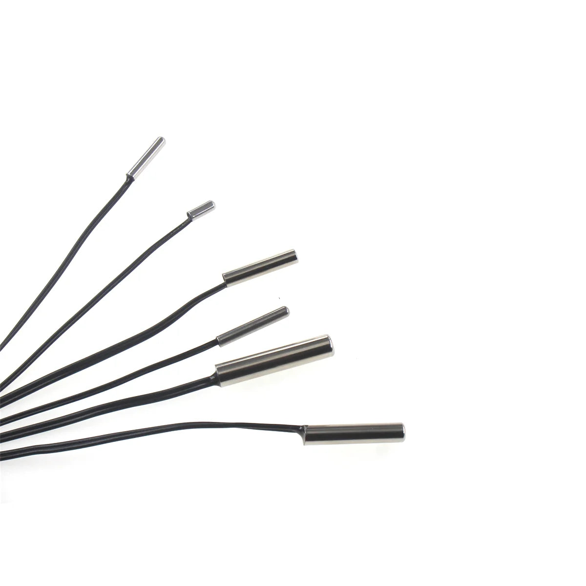 5pcs NTC thermistor 10K 3950, wire length 20cm, 3*8MM, 3*15MM, 3*20MM, 4*20MM, 5*25MM, 6x30mm, negative temperature sensor