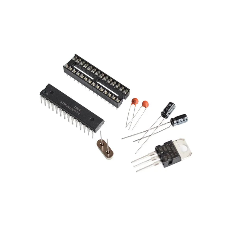 ATMEGA328P-PU BOOTLOADER + DIP Socket Kit 16MHz Crystal ATMEGA328P DIP-28 Adapter Board LM7805 KIT