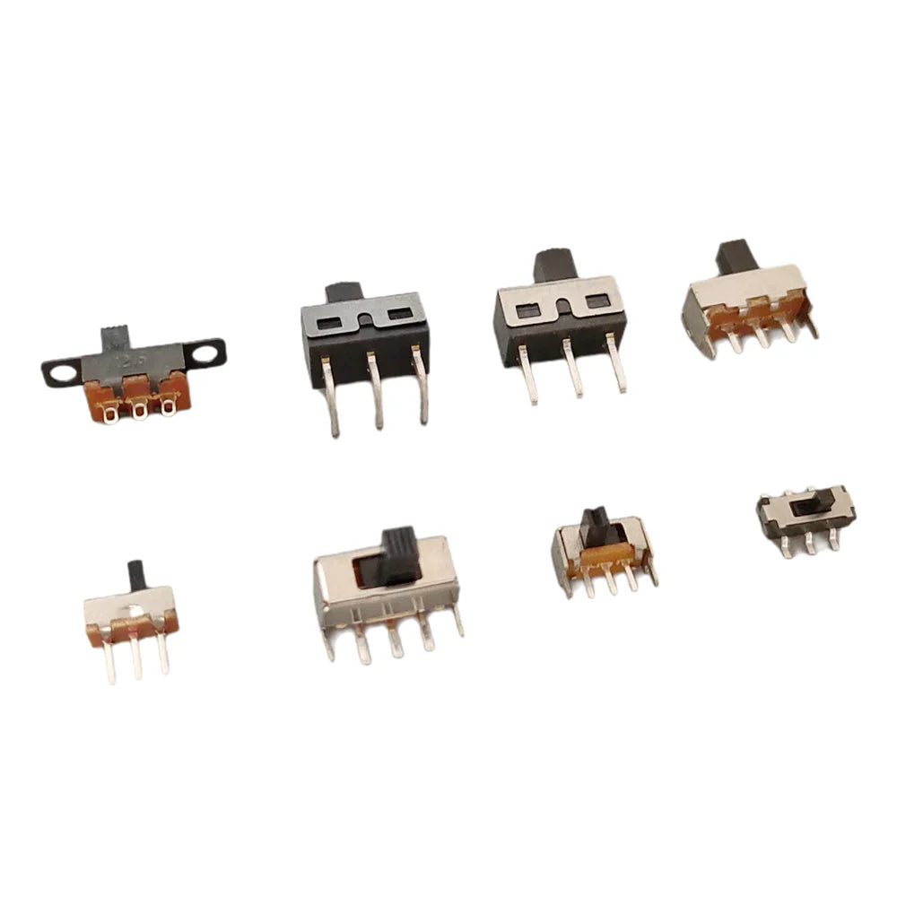 70Pcs/Box Micro Slide Switch SS12F15 SK12D07 Toggle Switch Interruptor On-Off Mini Slide Switch PCB Mount For Arduino