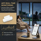 Zigbee Door Sensor Window Sensor Wireless Magnetic Open Closed Detector Smart Home Security Burglar Sensor For Tuya Z2M HA Hub
