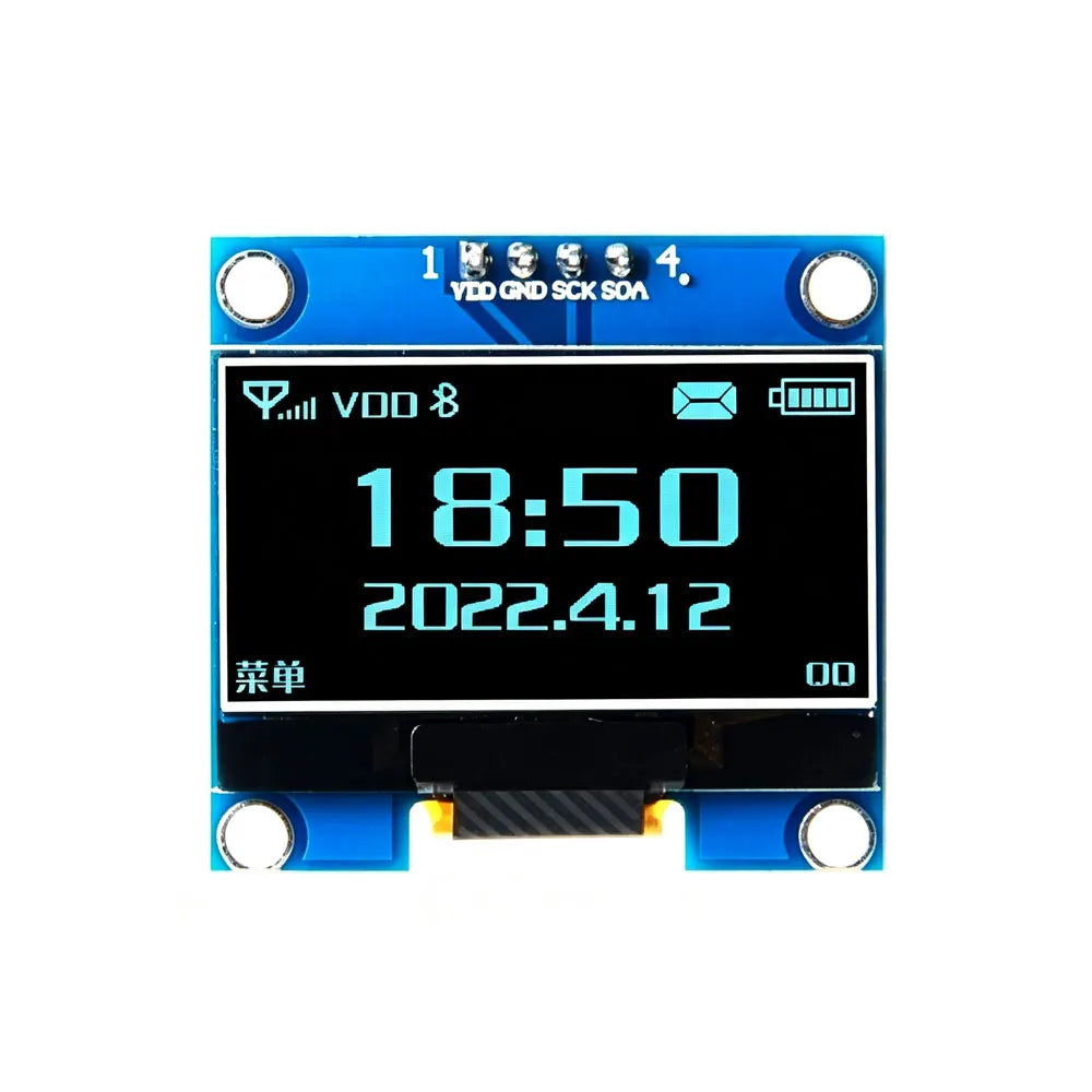 1.3" OLED Display Module White/Blue Color Drive Chip SH1106 128X64 1.3 inch OLED LCD LED IIC I2C Communicate For Arduino