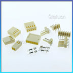40 sets KF2510 Connector 2.54mm Pitch 2P-6Pin Straight/Curved Male Female Socket Housing Plug Pin Header Crimp Terminals KF-2510