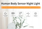 1/2/4pcs Rechargeable Motion Sensor LED Night Light Wall Decoration Bedroom Night Lamp Kitchen Cabinet Lights Child Nightlight