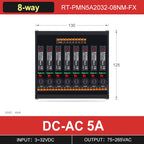 ENMG solid state optical isolated contactless 5~24Vdc Screw Inline relay 0-60V AC/DCdual-us module plc dc amplifier board module