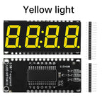 4-bit 7 Segment Display  HT16K33 Drive Module Clock Moduler Green Red White Yellow Blue Display  0.56inch