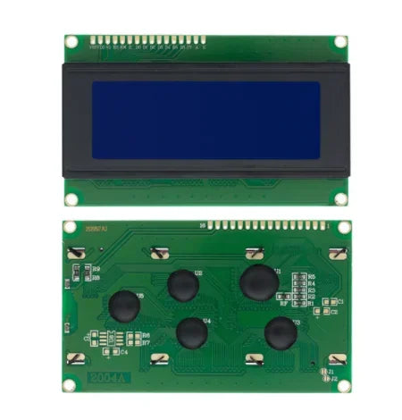 LCD2004+I2C Display Module 2004 20x4 2004A Blue Green Screen Character LCD IIC Serial Interface Adapter Module for Arduino