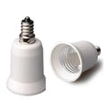 4pc E12 to E26 Candelabra E12 to Medium Socket E26/E27 Bulb Base Light Socket Adapter Converter for Ceiling Fan Chandelier Light