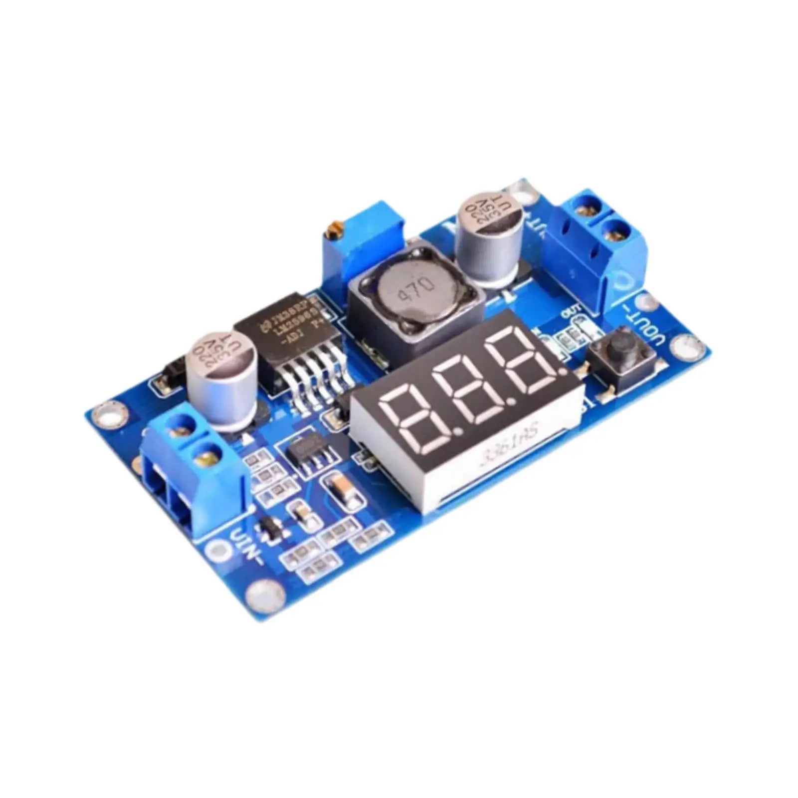 Adjustable Power Supply LM2596 DC DC Buck Step Down Module 1.25V to 37V 3A High Efficiency Voltage Converter for Lab