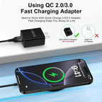 15W Wireless Charger Pad, Mirror‑Surface Design, Fast Induction Charging.Compatible with iPhone, Samsung and Apple Earphones.