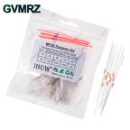 100PCS 10Values MF58 NTC Thermistor Kit 1K-1M 3950B for Temperature Sensing & Circuit Thermal Control Projects