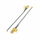10 pcs Extension 50ohm Short RP-SMA/SMA Female Right Angle PCB Mount to Ufl U.FL Connector Pigtail Cable 5cm 10cm 15cm 20cm