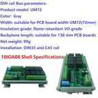DC12V 1-12Ch Digital Switch DiDo Multifunction RS485 PLC IO Expanding Board Standard Modbus RTU Relay Module