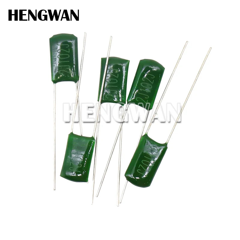 50pcs Polyester film capacitor 630V 1nF 1.5nF 10nF 22nF 33nF 47nF 2J102J 2J152J 2J222J 2J472J 2J682J 2J103J 2J223J 2J333J 2J473J