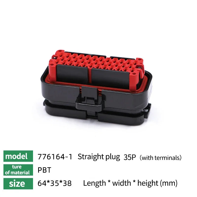 1/5/20PCS ECU Controller 8 14 23 35Pin Positions AMPSEAL PCB Mount Housing Plug Header Vertical Male Connector 776228-1 770680-1