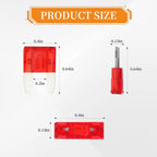 120PCS Mini Blade Fuse Assortment Kit, Automotive Replacement Mini Car Fuses Auto Accessories for Car, RV, Truck, Motorcycle