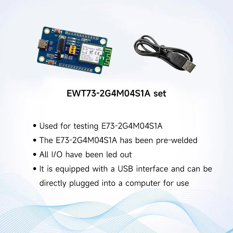 EBYTE E73-2G4M04S1A/B/D Series BLE Wireless Module Micro-size Long Range Low Power Consumption Dual Antenna PCB