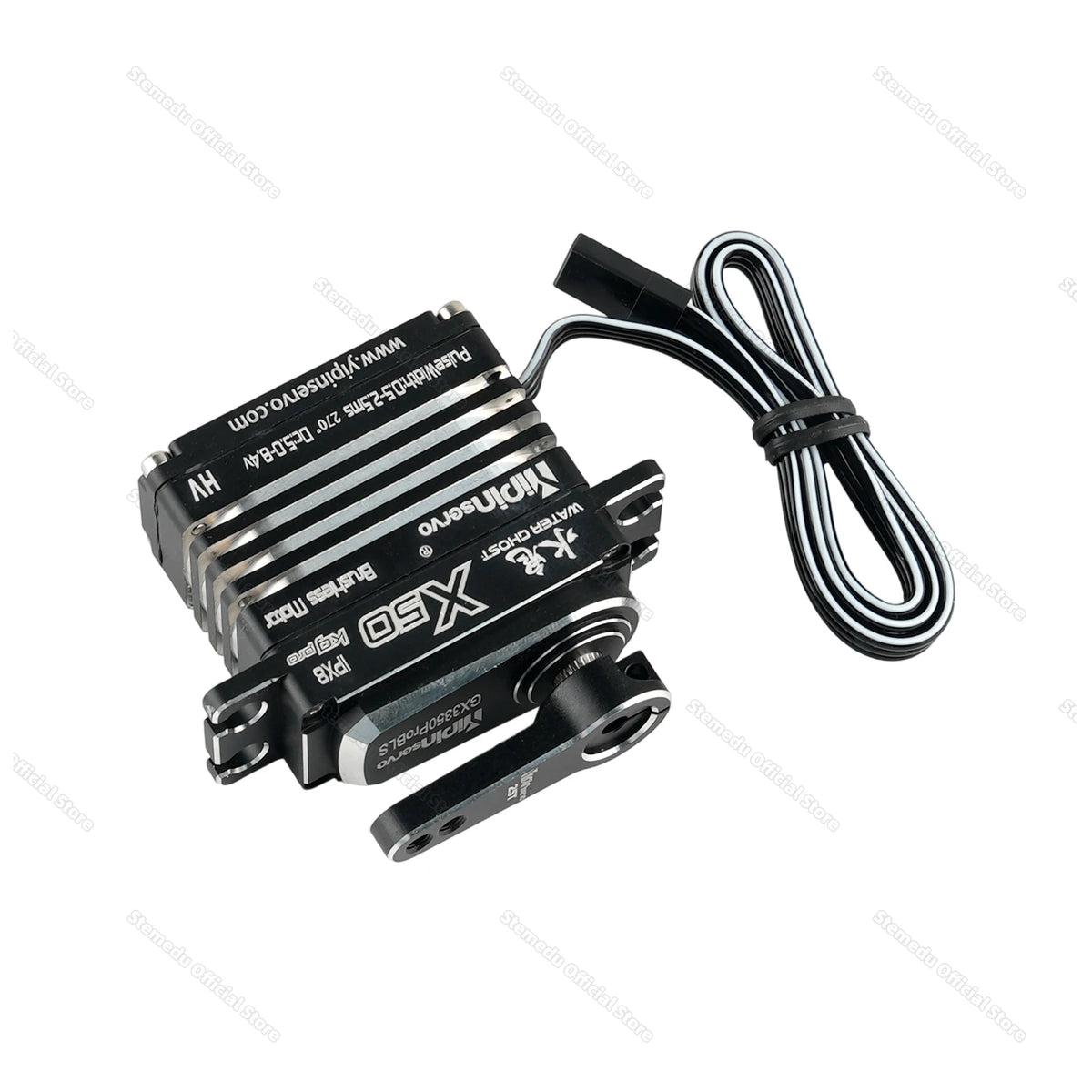 GX Yipin X50 Pro 50KG HV Servo Waterproof IPX8 Digital Brushless Motor for 1/8 1/10 RC Cars/Crawlers 25T Metal Arm Gear 180/270