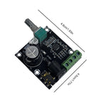 Amplifier Board Module Class D PAM8610 Digital Power Amp Board 12V with Delay Dual Channel Multiple Protection 15W X 2