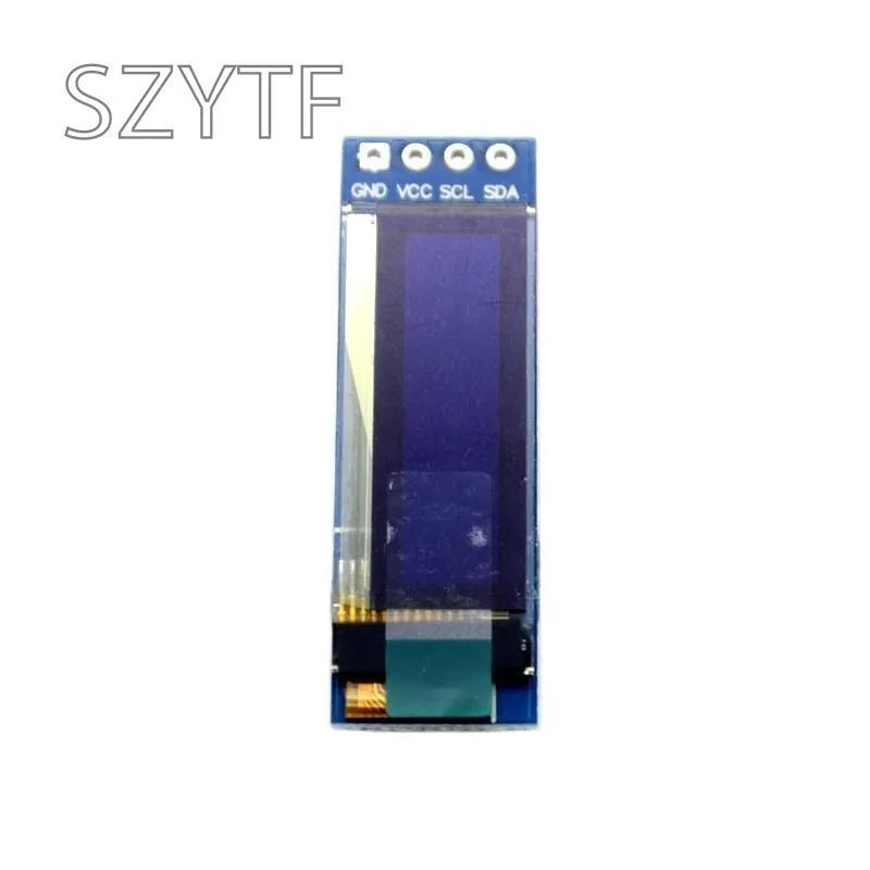 0.91 Inch 128x32 IIC I2C White / Blue OLED LCD Display DIY Module SSD1306 Driver IC DC 3.3V 5V for Arduino