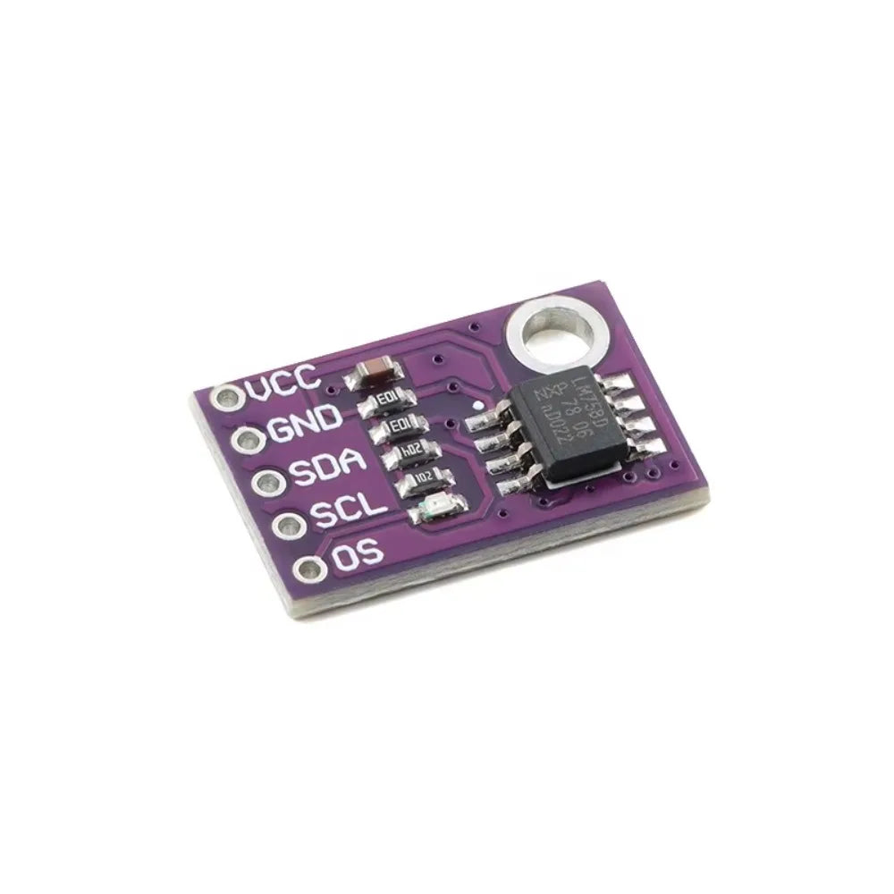 LM75 CJMCU-75 Temperature Sensor Module High Speed I2C IIC Interface High Precision