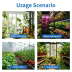 CO2 Monitor Controller Concentration Tester Carbon Dioxide Monitor NDIR Sensor CO2 Pressure Regulator Valve for Greenhouse