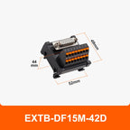 ENMG Direct Insertion 8A 300V DB9 Serial Terminal Block 9 pole 15db25 37 44 50 78 pin male female terminal block rail type D-SUB