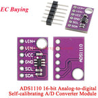 ADS1115 ADS1015 MCP4725 AD5593 ADS1110 ADS1118 ADS1120 ADS1220 MCP3421 SGM58031 PCF8591 Analog-to-Digital Breakout Board Module