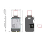 Quectel EC25 Series EG25-G EG25-GGC Module LTE Cat 4 USB Dongle Cellular Wireless Communication For Global Use No Case