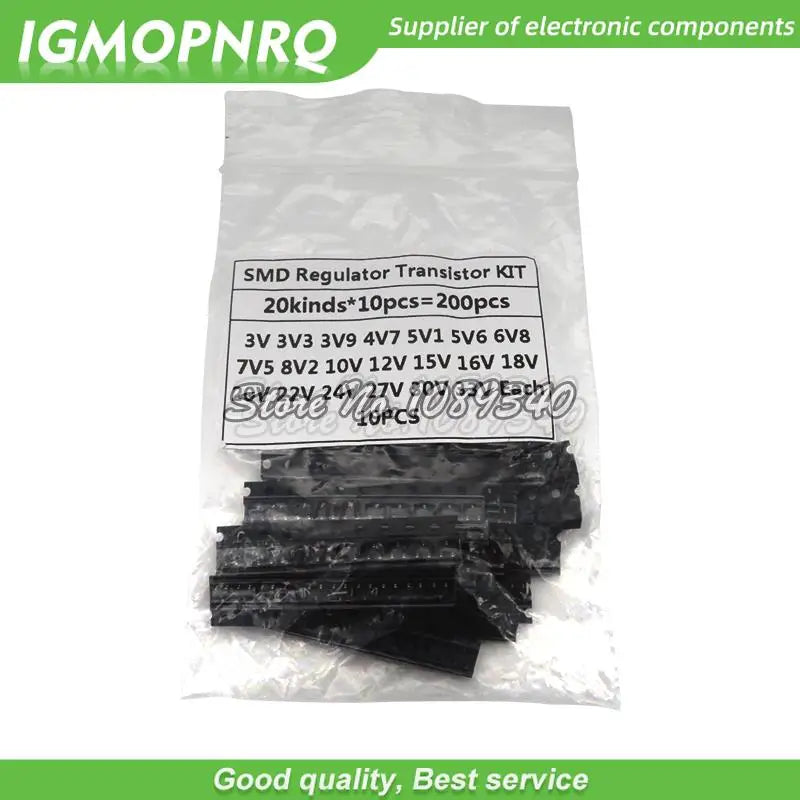20kinds*10PCS=200PCS Zener diode in SOT23 package Samples ki hjxrhgal KIT