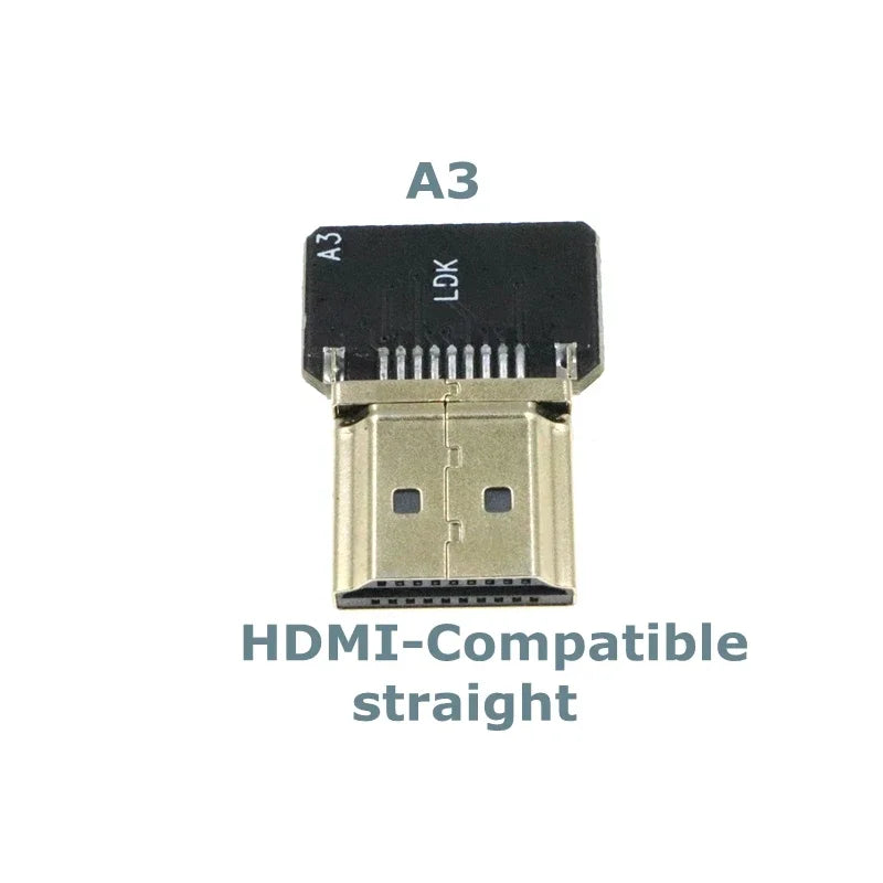 Anti-interference Ribbon FPV HDMI-Compatible Connector Flexible Flat Cable Raspberry Pi 4 Micro Mini HDMI-compatible