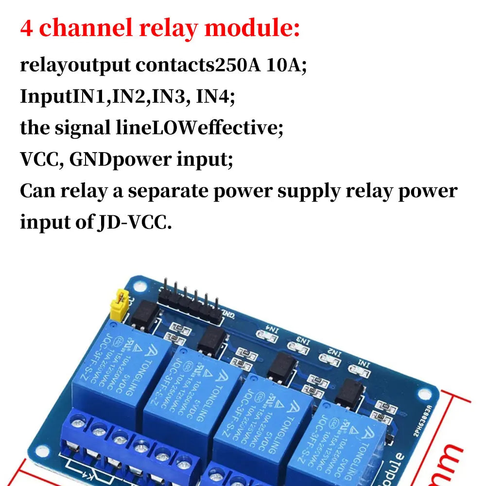 5v 12v 1 2 4 6 8 Channel Relay Module with optocoupler Relay Output 1 2 4 6 8 Way relay Module For Arduino In stock