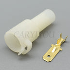 1 Set 1 Pin 7.8 MM Round White Male Female HID High Current Waterproof Auto Connector DJ7014-7.8-11 Speed Sensor Plug