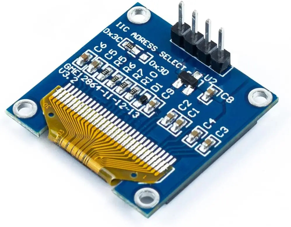 0.91inch 0.96 inch oled IIC Serial White OLED Display Module 128X64 I2C SSD1306 12864 LCD Screen Board For Arduino