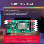 GLEDOPTO WLED LED Controller ESP32 Mic Music UART RGB IC Digital Lights Addressable String Lighting WS2811 WS2812B WS2815 SK6812