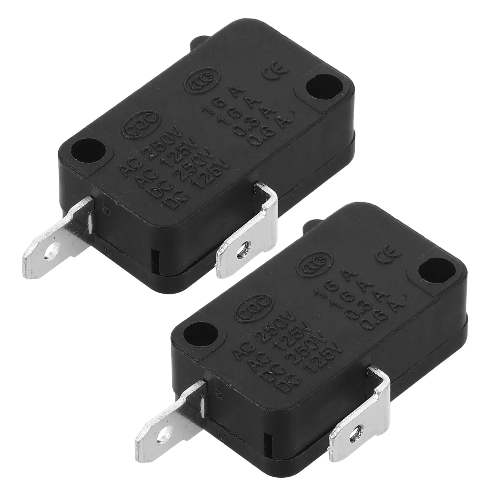 2Pcs Microwave Door Switch Universal Micro Momentary Replacement for Home Appliance Microwave Oven Fridge Washing Machine