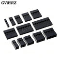 100PCS Dupont Plastic Shell Plug 2.54mm Single Row Dupont Connector 1P/2P/3P/4P/5P/6P/7P/8P/9P/10P Housing