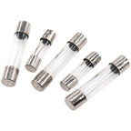 10pcs/lot Glass Fuse 5*20mm 6*30mm Fast Blow Glass Tube Fuses 5x20 6x30mm 250V 0.5 1 2 3 4 5 6 8 10 15 20 25 30 A AMP Fuse