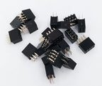 10Pcs 2.54mm Straight Dual 2X2/3/4/5/6/7/8/9/10/11/12/18/20/24/25/30/40P PH8.5mm Double Row Gold Rohs PCB Female Header Socket