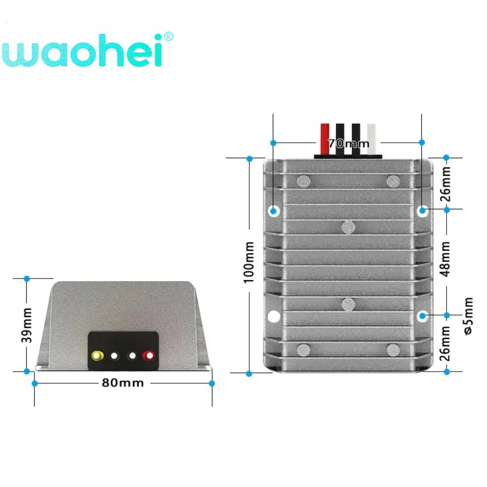 9-36V to 12V/13.8V/15V/19V/20V/24V/28V 5-30A Boost Buck DC Converter Voltage Stabilizer Supply Regulator Module for Cars Solar
