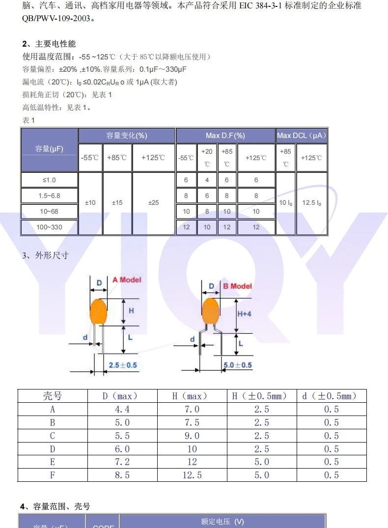10PCS Tantalum Capacitor DIP 16V 25V 35V 50V 0.47UF 0.1UF 1UF 2.2UF 3.3UF 4.7UF 10UF 22UF 33UF 47UF 100UF 106 475 226 107 336