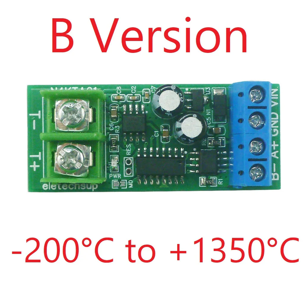 K Type Thermocouple Temp Module Modbus RTU RS485 DC5-24V MAX6675 MAX31855 Industrial High Temperature Collector Board