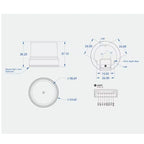 HolyBro H-RTK F9P Ultralight RTK GNSS Module with ZED-F9P IST8310 Compass Helical Antenna for Pixhawk Series