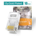 SAMZHE CAT6 UTP 50U RJ45 Modular Plug Connector 8P8C Crimp End Ethernet Cable Ethernet Connector