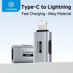 Hagibis USB C To Lightning Adapter Male to Female Charging Converter Data Transfer for iPhone 13/14 Pro Max Earphone Charging